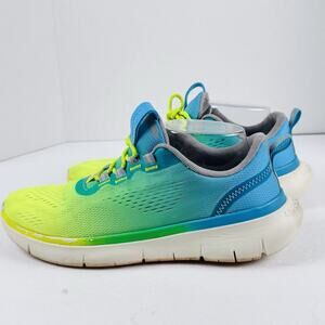 Cole Haan Zero Grand 212850 Journey Blue Yellow Synthetic Shoes Women 8.5M US/39